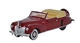 Oxford Diecast 87LC41001 HO Gauge 1:87 Scale Lincoln Continental 1941 maroon diecast
