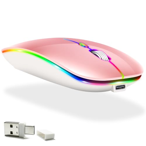 KLO Rechargeable Bluetooth 5.2/3.0/type-c/usb- Mouse