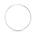 925 Sterling Silver Hoop Earrings. Super Flexible Hypoallergenic Silver. Choose SIZE from 10mm to 60mm
