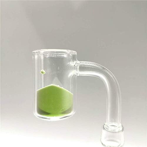 Heat Resistant Thick Two Layers Wall Discoloration Luminous Quartz Accessory,Glow in The Dark (Male,14mm)