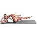 ProsourceFit Extra Thick Yoga and Pilates Mat ½” (13mm), 71-inch Long High Density Exercise Mat with Comfort Foam and Carrying Strap, Greythumb 4