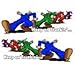 Keep on Truckin' Right & Left Decals Sticky-Dude
