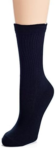 The Right Fit Little Boys Cotton Sports Uniform Ribbed Crew Style Dress Socks- White, 7-8 1/2, 6Pk