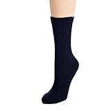 The Right Fit Boys Cotton Back to School Uniform Ribbed Crew Style Dress Socks