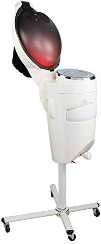 Standing Hair Dryer and Steamer with Premium Abs Hood,Hair Color Processor Standing Professional Hair Dryer,Adjustable Height,for Spa Salon Home Hairdressing Oxygen Ionic