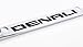 License Frame Inc. GMC Denali License Plate Frame Holder (4 Hole/Brass, Chrome/Bottom)
