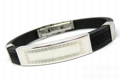 cored Edelstahl Armband Edelstahlarmband Kautschuck c8