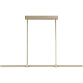 ET2 Dorian - 18W 3 LED Linear Pendant-1 Inches Tall and 1 Inches Wide-Gold Finish