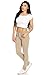 Classic Stretch Knit Skinny School Pants in Khaki (Plus Sizes Available S-3XL)