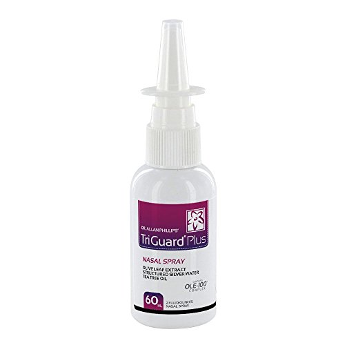 TriGuard Plus Nasal Spray Structured Silver Water Olive Leaf Extract
