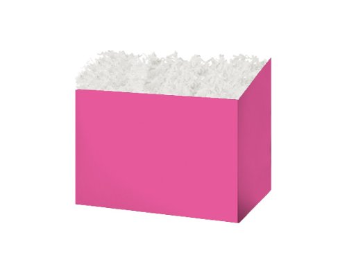 Basket Gift Box Decorative Basket Gift Box (Small, Solid Fuchsia)