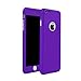 iPhone 6 Plus/6s Plus Full Body Hard Case-Aurora Purple Front and Back Cover with Tempered Glass Screen Protector for iPhone 6 Plus/6s Plus 5.5 Inch (Purple)
