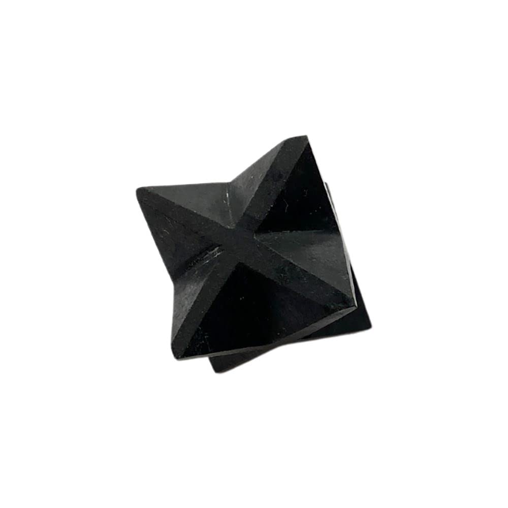 VIE Small Merkaba Star, 2cm, Black Agate