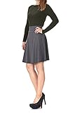 Dani's Choice Multi-Style High Waist A-line Flared Skater Mini Skirt