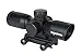 Monstrum 4x30 Ultra-Compact Rifle Scope with Illuminated Range Finder Reticle | Black