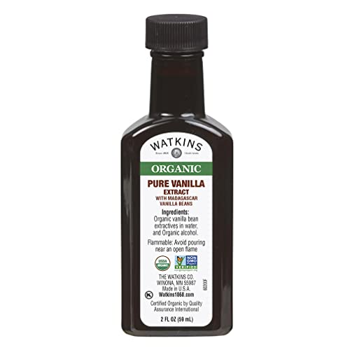 Watkins Organic Pure Vanilla Extract, with Madagascar Vanilla Beans