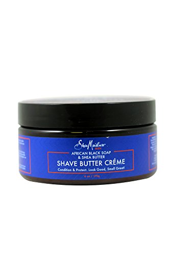 Shea Moisture, Shea Butter and African Black Soap Shave Butter Shave Cream 6 Oz (pack of 3)