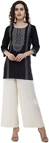 Women designer straight cotton Rayon kurta kurti top tunic