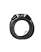 Wordlock CL-441-BK Non-Resettable Combination Cable Lock, Black, 4-Feet