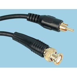 Aptii BNC To Phono Male Plug 10m lead Gold Plated