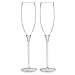 Hortense B. Hewitt Glittering Beads Champagne Toasting Flutes, Set of 2