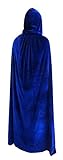 Penta Angel Velvet Hooded Cloak Role Play Costume Christmas Halloween Party Cape (68