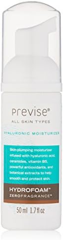 Previse Skincare Hydrofoam Zero Fragrance Hyaluronic Moisturizer 1.7 Fl Oz