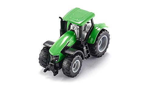 siku 1081, DEUTZ-FAHR TTV 7250 Agrotron Traktor, Grün/Schwarz, Abnehmbare Kabine, Reifen aus Gummi – Bild 3