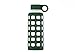 purifyou Premium Glass Water Bottle with Non-Slip Silicone Sleeve and Stainless Steel Lid Insert, 12/22 / 32 oz (Emerald Green, 12 oz)