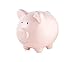 Tiny Ideas Ceramic Piggy Bank, Makes a Perfect Unique Gift, Nursery Décor, Keepsake, or Savings Piggy Bank for Kids, Pink