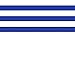 HDE Women Three Stripe Over Knee High Socks Extra Long Athletic Sport Tube Socks (White/Blue)