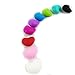 50pc Baby Nurse Teether Silicone Beads Small Heart-shaped Shape Diy Chewable Beads