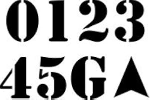 STENCIL EASE Football Field Stencil Kit | 36 inch Numbers | 60 mil Standard Grade | Paint Stencils for Football Fields