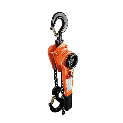 TOYOINTL Manual Lever Hoist Chain Hoist 0.75Ton 1650Lbs 1.5M 5ft Lift
