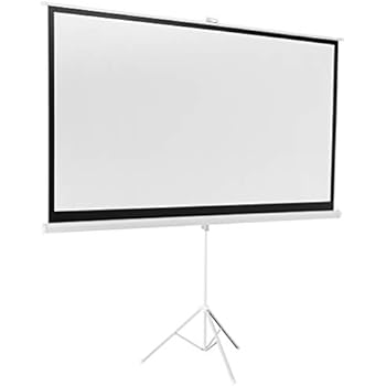screen projector portable outdoor inch theater stand movie amazonbasics
