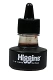 Higgins Dye-Based Drawing Ink, Red Orange, 1 Ounce Bottle (44207)