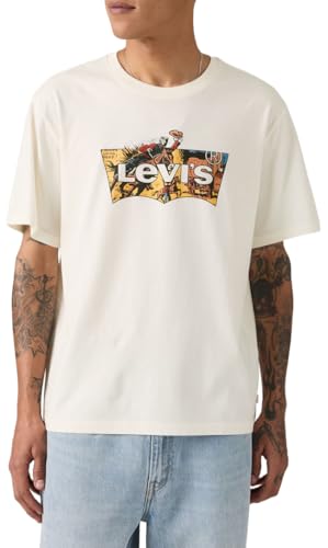 SS Relaxed Fit tee Cowboy BW Fill Egret