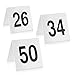 New Star Foodservice 27624 Double Side Plastic Table Numbers, 26-50, 3
