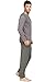 Suntasty Men's Sleepwear Striped Long Sleeve Pajama Pants and Knit Top Set