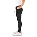 Contour Athletics Mens Joggers (Hydrafit) Track Pants Mens Active Sports Running Workout Pant Zipper Pockets (CA0003-LB), Black