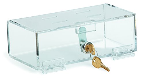 Acrylic Refrigerator Lock Box (2.75"H X 8.25"W X 4.5"D)