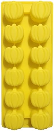 12 Pumpkins Silicone Candy Jello Baking Mold Ice Cube Tray