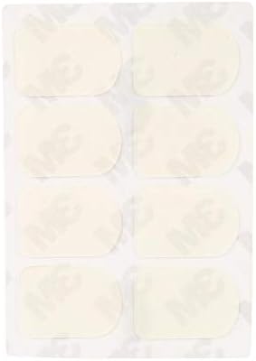 Kayool Patches Mouthpiece Patches, Mouthpiece Pad Patch Cushion for Soprano Alto Tenor Saxophone Sax Clarinet (Small Oval 0.3mm White)