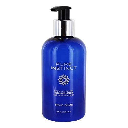Pure Instinct Pheromone Massage Lotion True Blue 8Oz