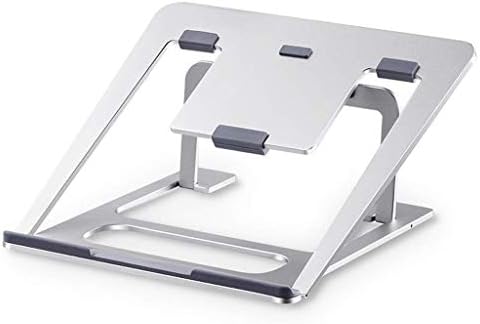 Yyqtsrq Adjustable Laptop Stand Aluminum Ventilated Stand Update Version - Ergonomic Riser Portable Holder for MacBook Pro, All Notebooks,Silver