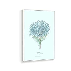 Framed Canvas Wall Art for Living Room, Bedroom Beautiful Bunch Flowers Canvas Prints for Home Decoration Ready to Hanging - 16x24 inches