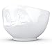 FIFTYEIGHT PRODUCTS TASSEN Porcelain Bowl, Tasty Face Edition, 16 oz. White, (Single Bowl) for Serving Cereal, Soup