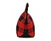 Neoprene Lunch Bag, Eco-Friendly Lunch Tote With Zipper- Reusable-Washable Insulated Carrying Bag To Keep Your Food Fresh– Stylish Unisex Picnic Bag For Women and Adults -Red Buffalo Plaid
