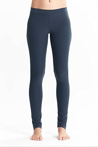 Arya Muted Blue X-Large Leggings with Back Mesh Panels