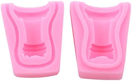 GUAngqi Silicone Mold International Chess Cake Molds 3D Fondant Mold Chocolate Candy Mould Jelly Soap Molds Cake Decoration DIY Baking Tools 5# Rook 2PCS/Set